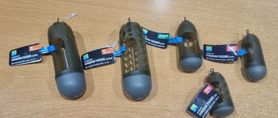 Preston Innovations Mixed Window Feeders Distance Feeders x 5