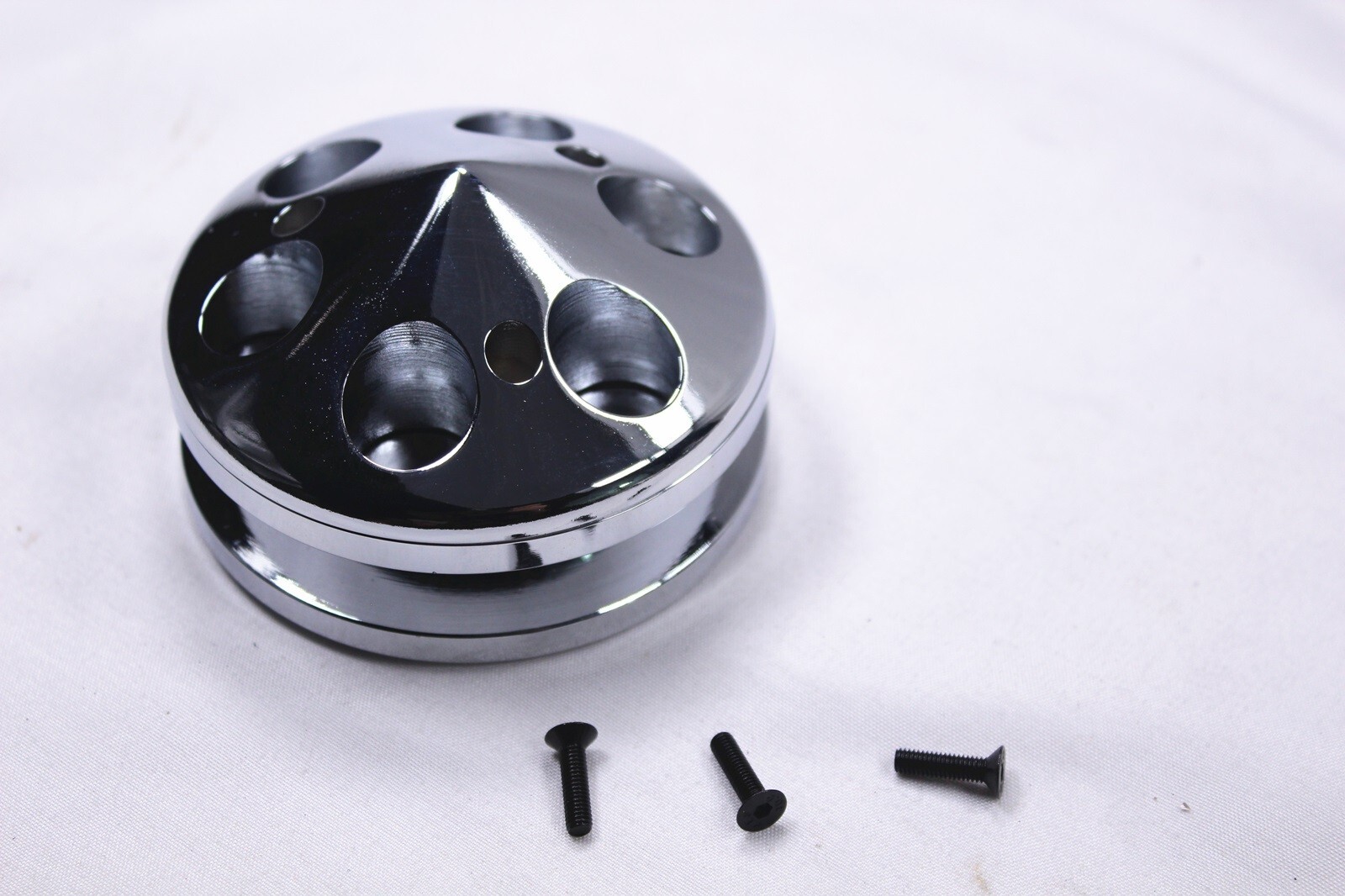 Small Block Chevy SWP Short Water Pump Aluminum Pulley Kit w/ Alternator Bracket