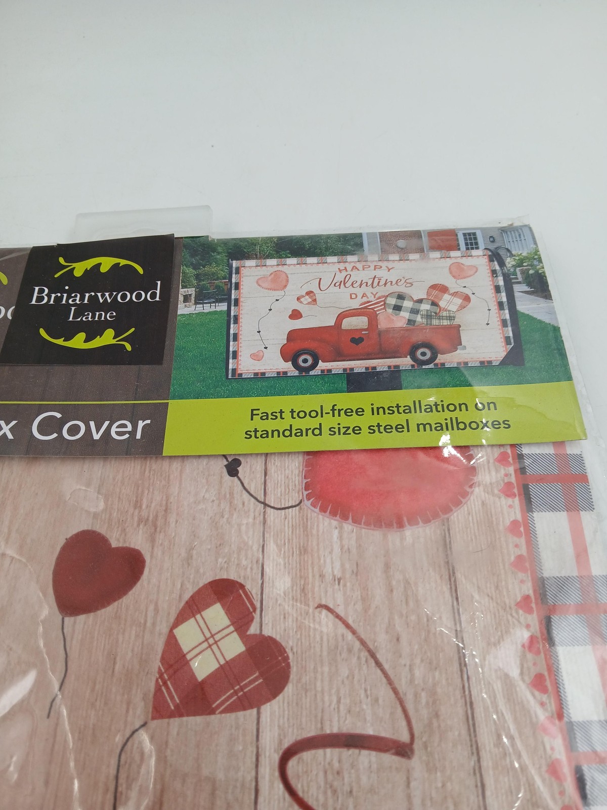 Briarwood Lane Valentines Mailbox Cover Set Red Hearts XOXO Bags Decor