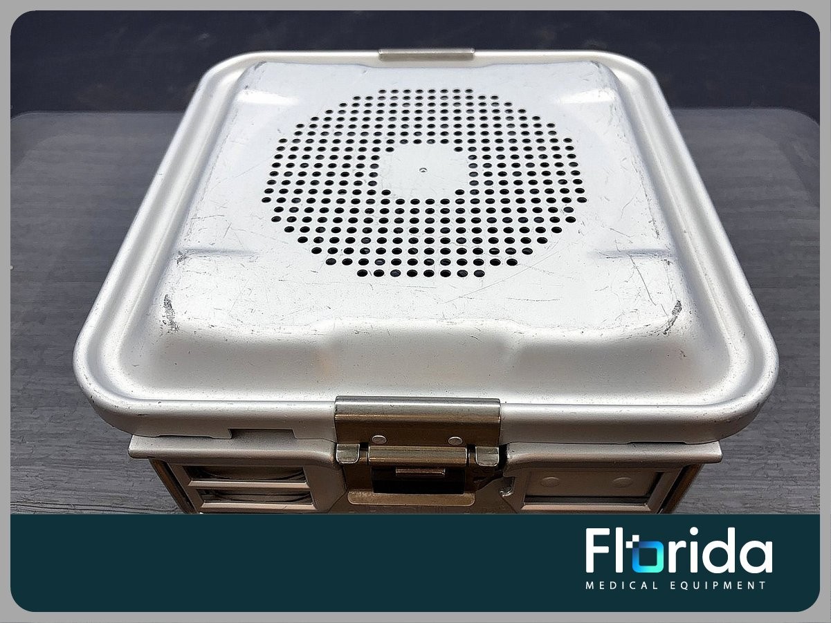 AESCULAP JN342/ JK389 STERILIZATION CASE SURGICAL MEDICAL WITH INSERT**