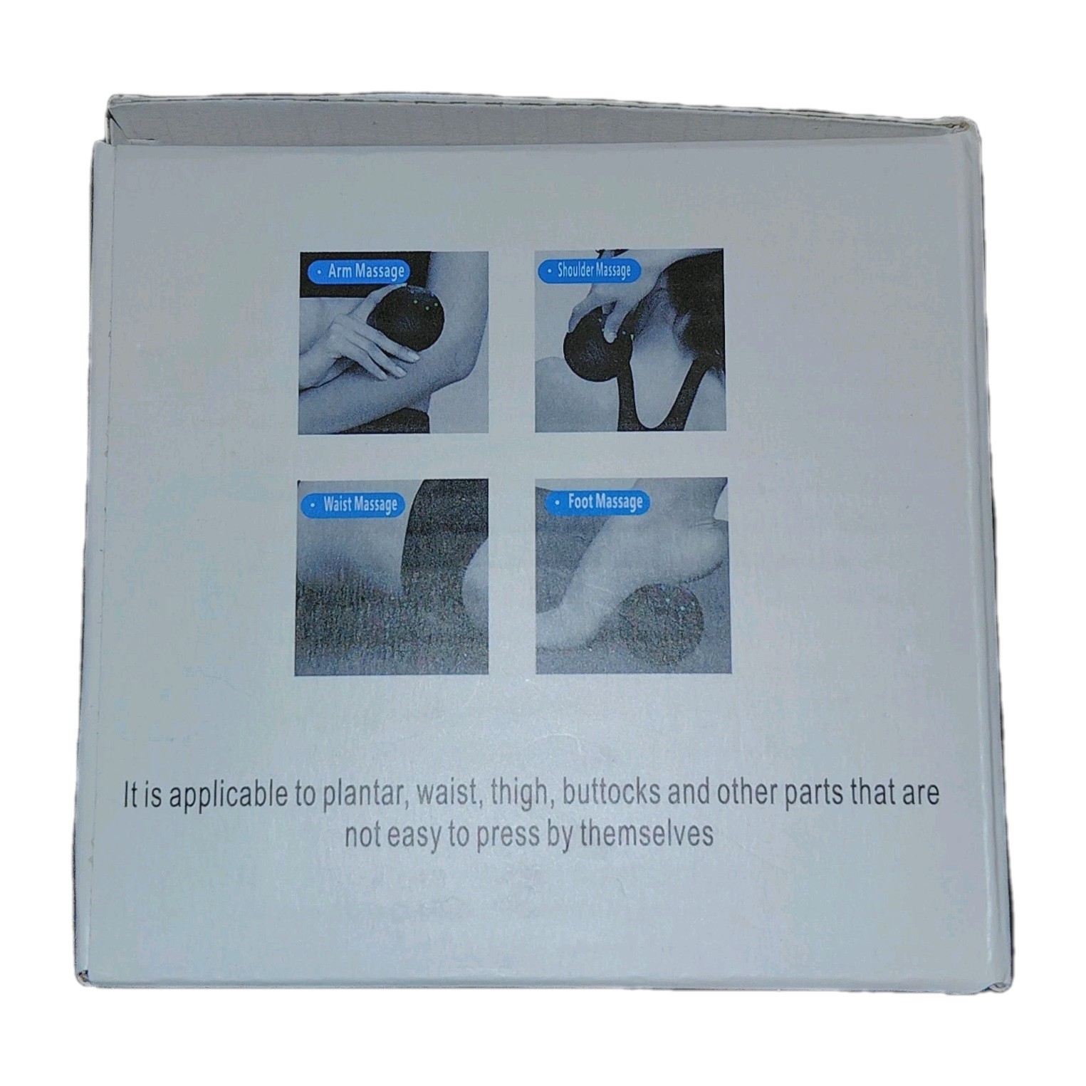 JIEJUNJIE Vibrating Massage Ball with Heat, 5 Modes, Memory, Myofascial Relea...