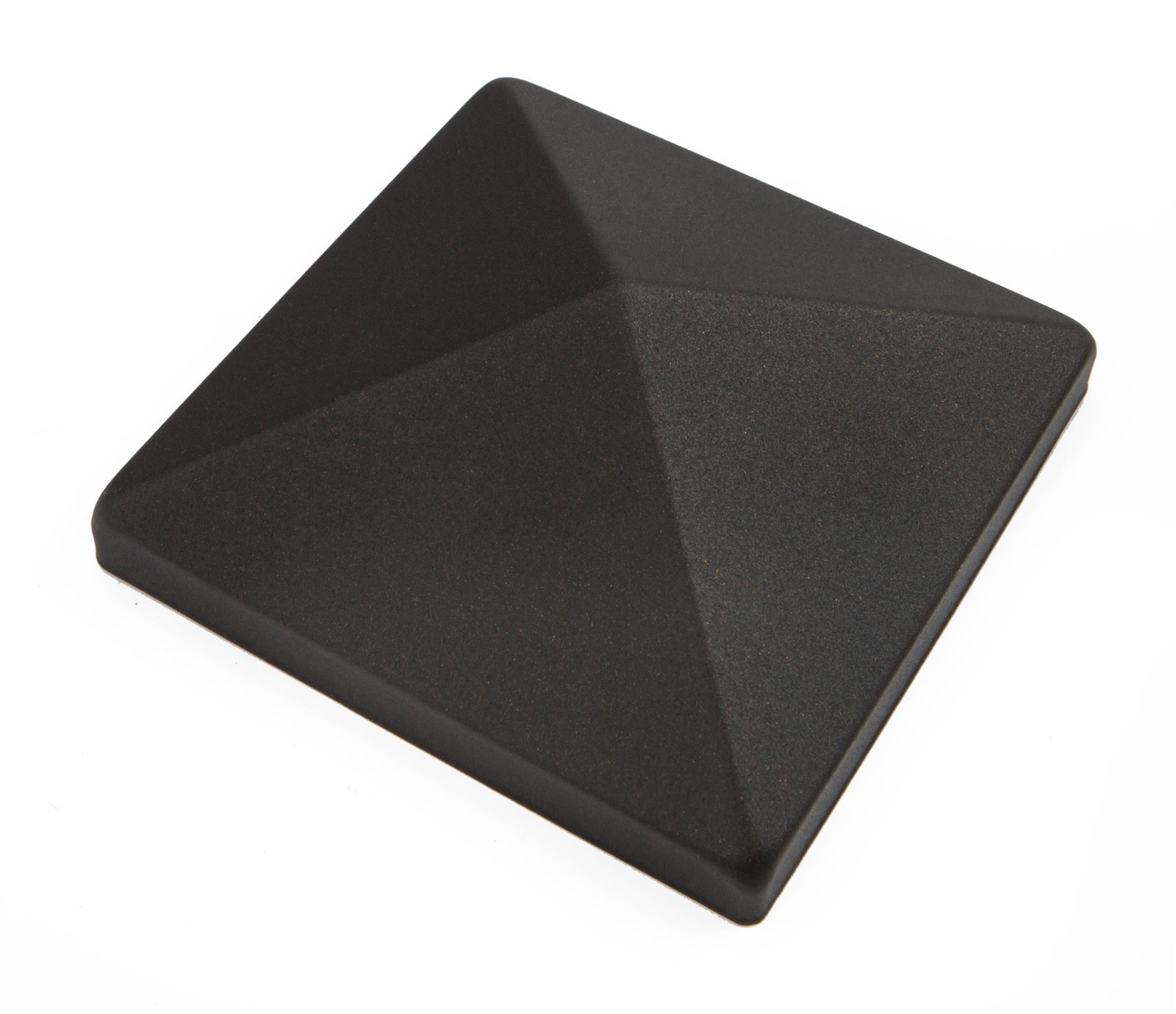 Apex 6x6 Pyramid Post Cap - Matte Bronze (5 1/2" x 5 1/2") for Deck and Fence Po