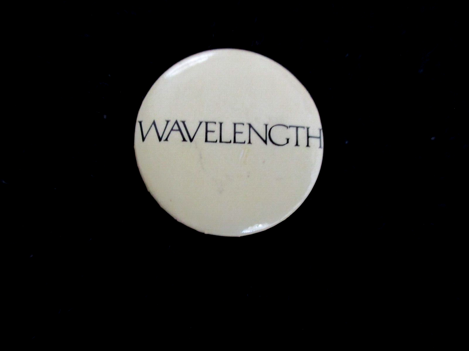 Van Morrison WAVELENGTH, Pinback (1") Warner Bros. PROMO 1978