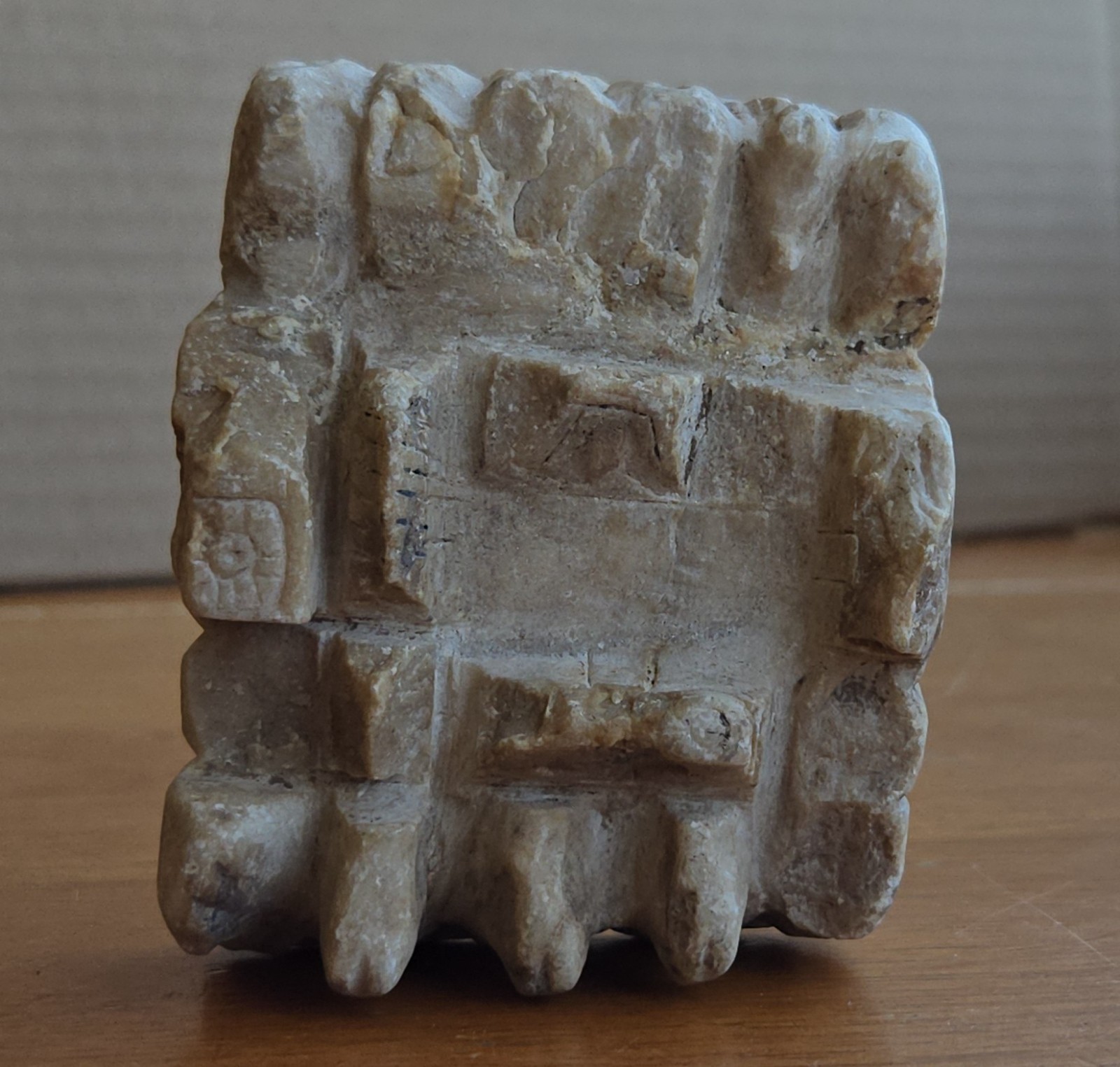 Antique Andean Carved Stone Illa Talisman Amulet Pre-Columbian Peru Andes