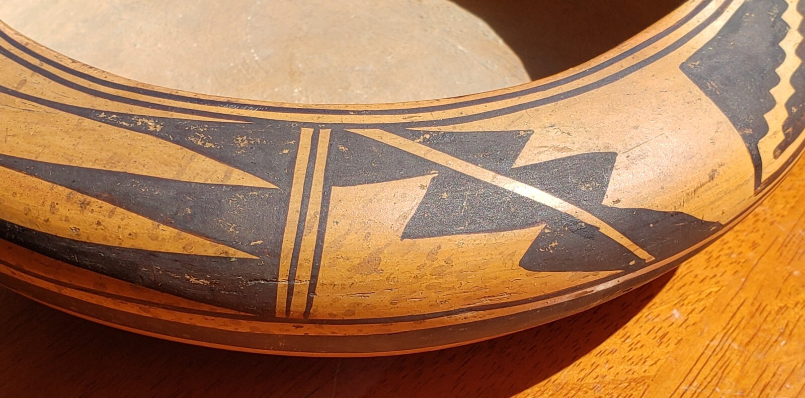 Antique Hopi Pottery Bowl Native American Indian Pot