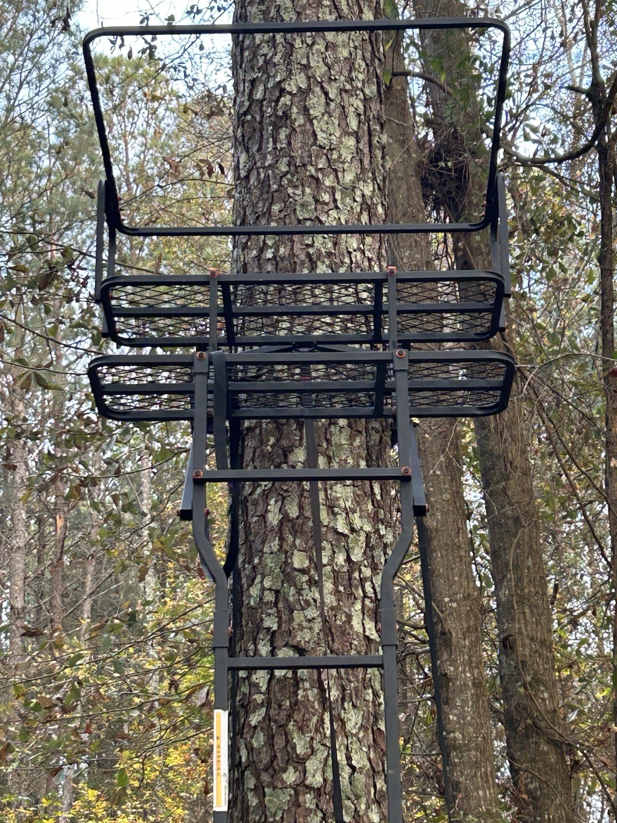 Sportsman’s Guide Gear 15’ Double Shot Jaws Ladder stand