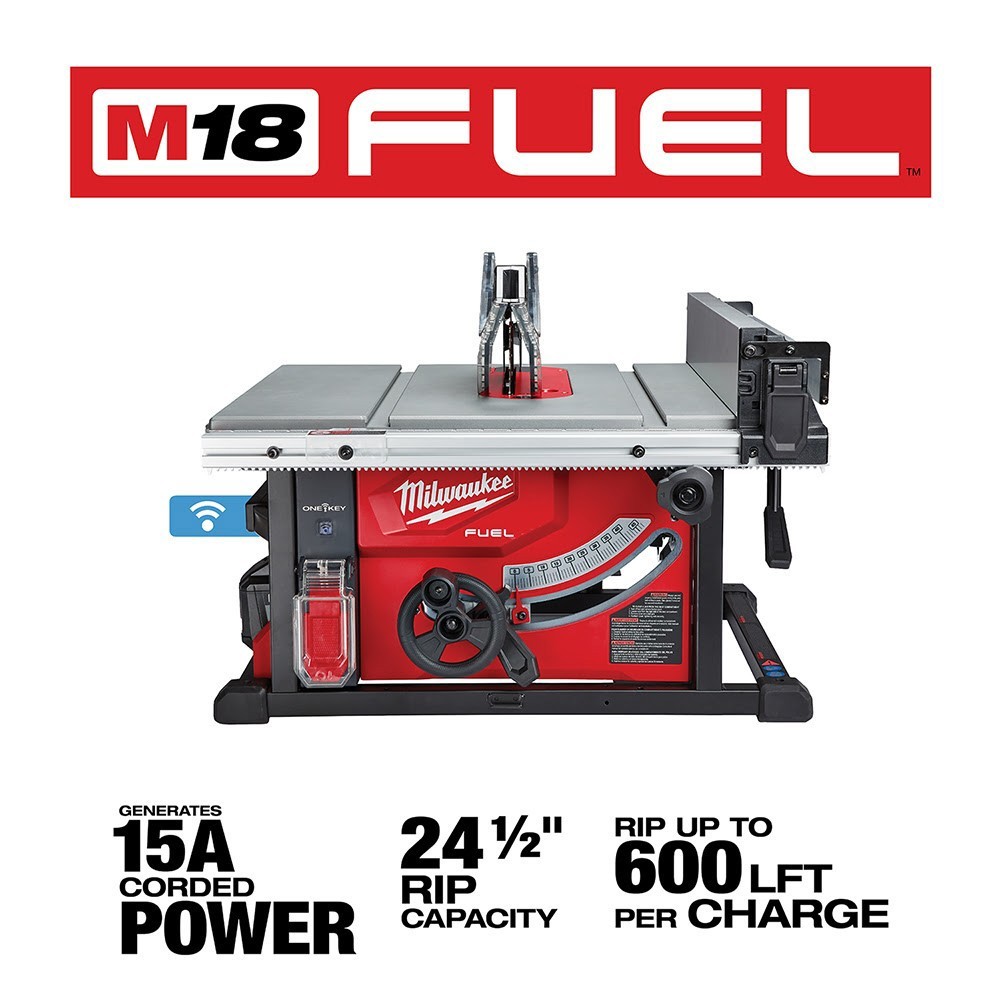 Milwaukee 2736-21HD M18 FUEL 8-1/4" Table Saw with One-Key Kit