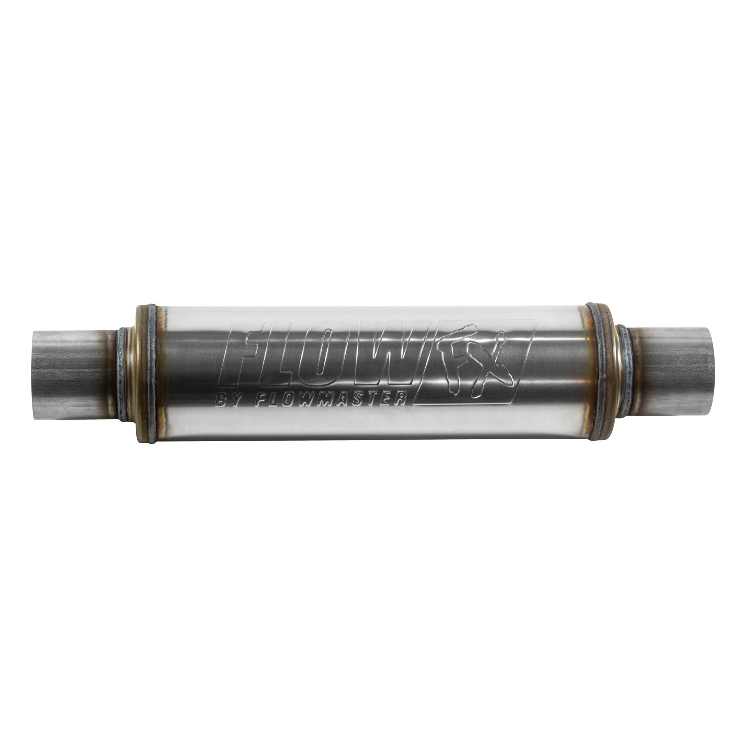 Flowmaster 71416 FlowFX Muffler 2.5" In/Out - Round - Moderate Sound