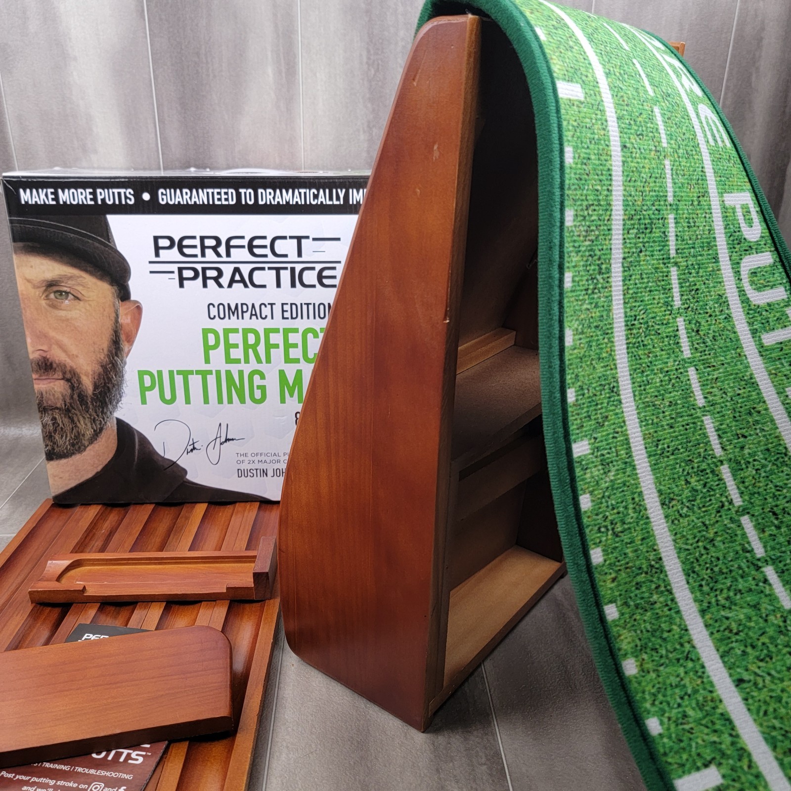 Perfect Practice Golf Putting Mat Compact Edition 8ft