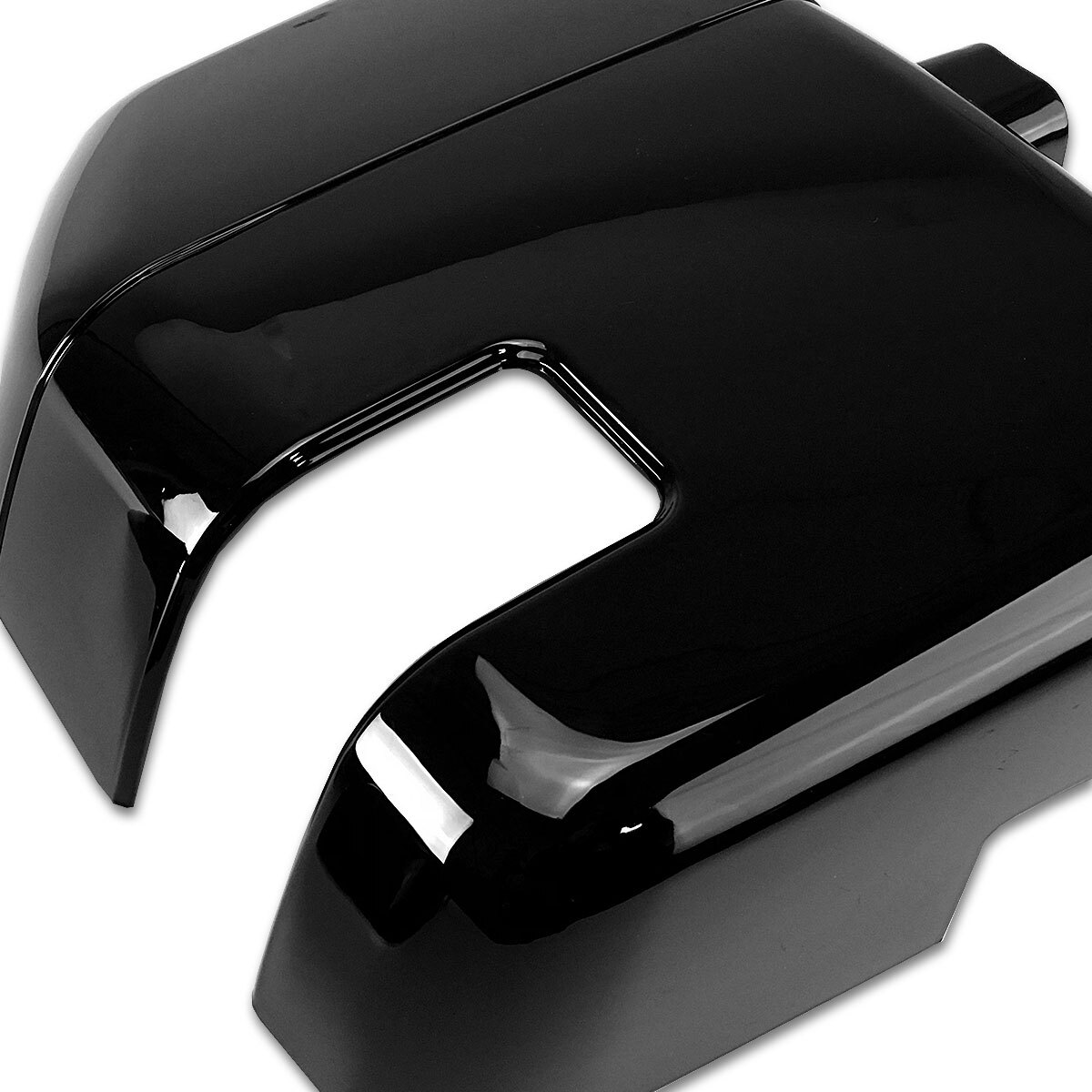 For 2017-2022 Ford F250 F350 F450 Super Duty Gloss Black Full Side Mirror Covers