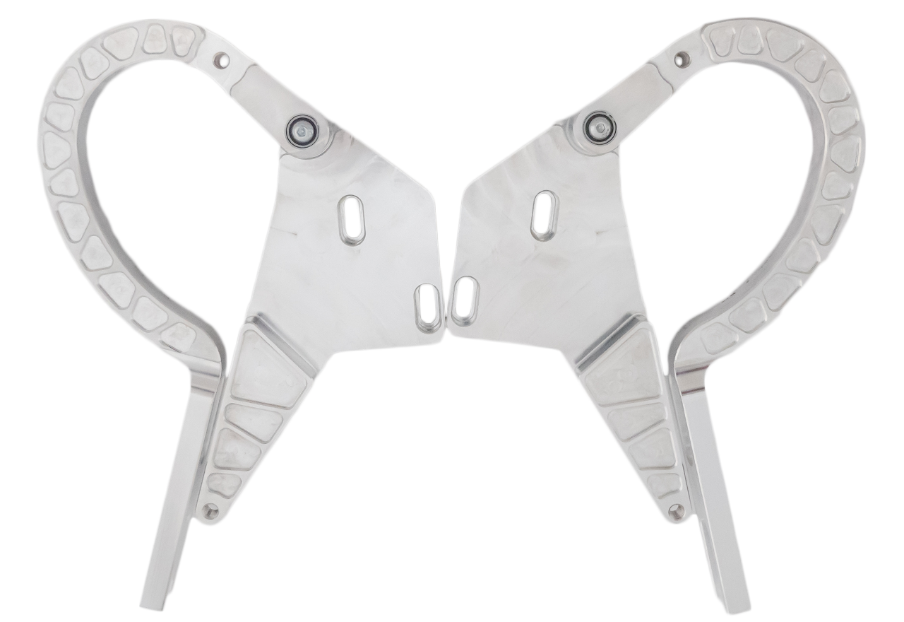 Chevy Nova Trunk Hinges 1968 - 1974 Billet Adjustable Aluminum Gas Struts USA