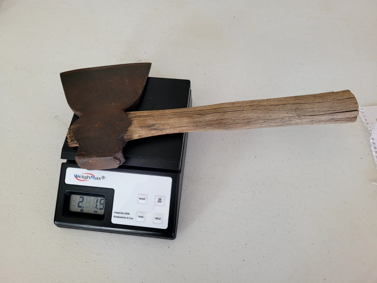 Antique/Vintage? Hewing Axe Hatchet with Wooden Handle