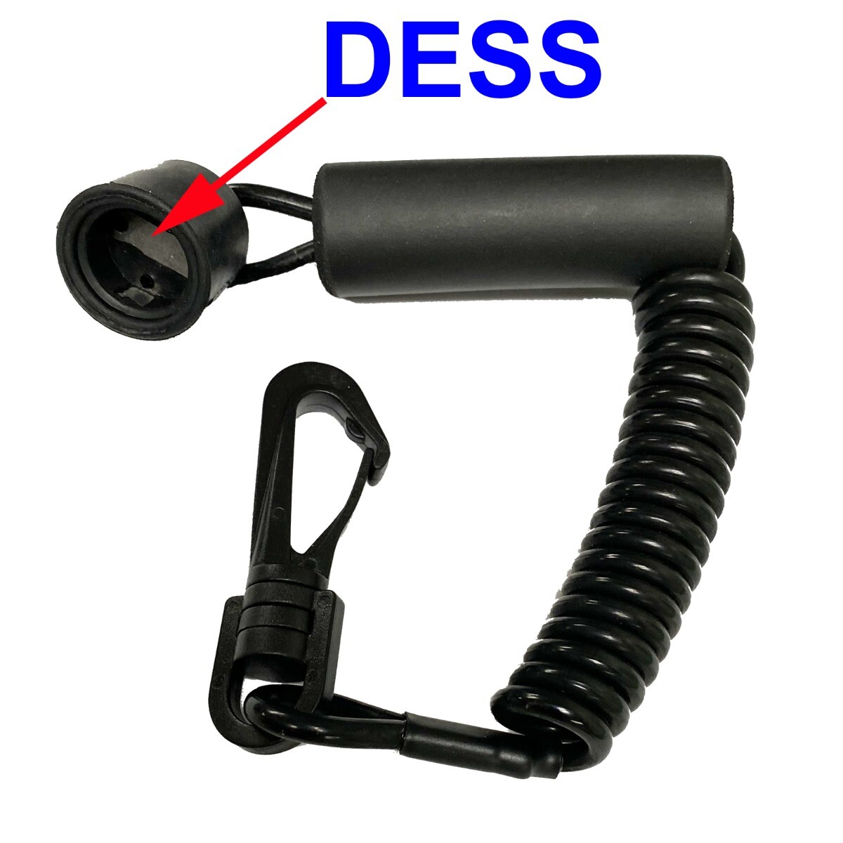 SeaDoo Clip-Style Floating DESS Key Safety Lanyard