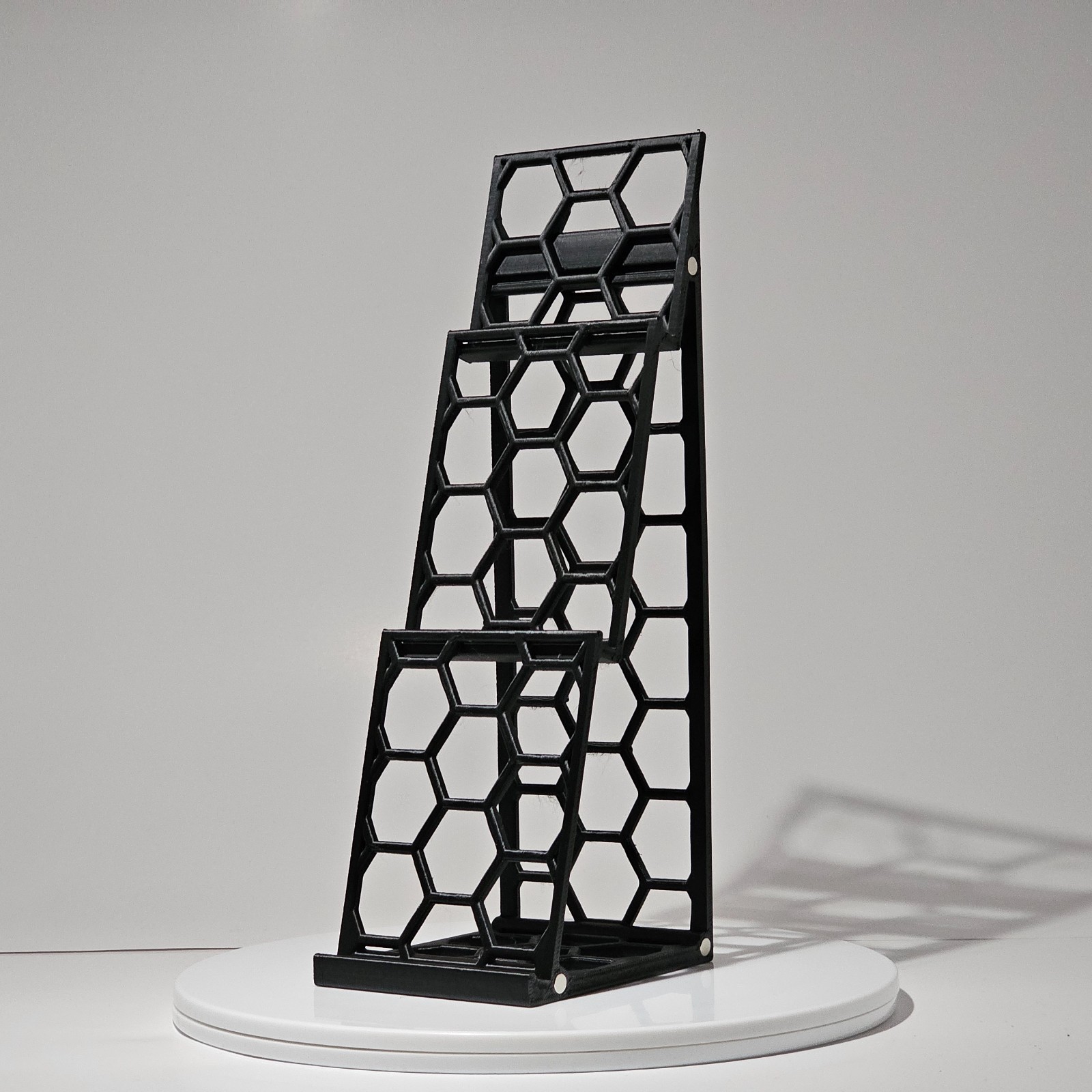 3-Tier Graded Card Display Tower – Magnetic Stackable Stand for Slabs (2-Pack)