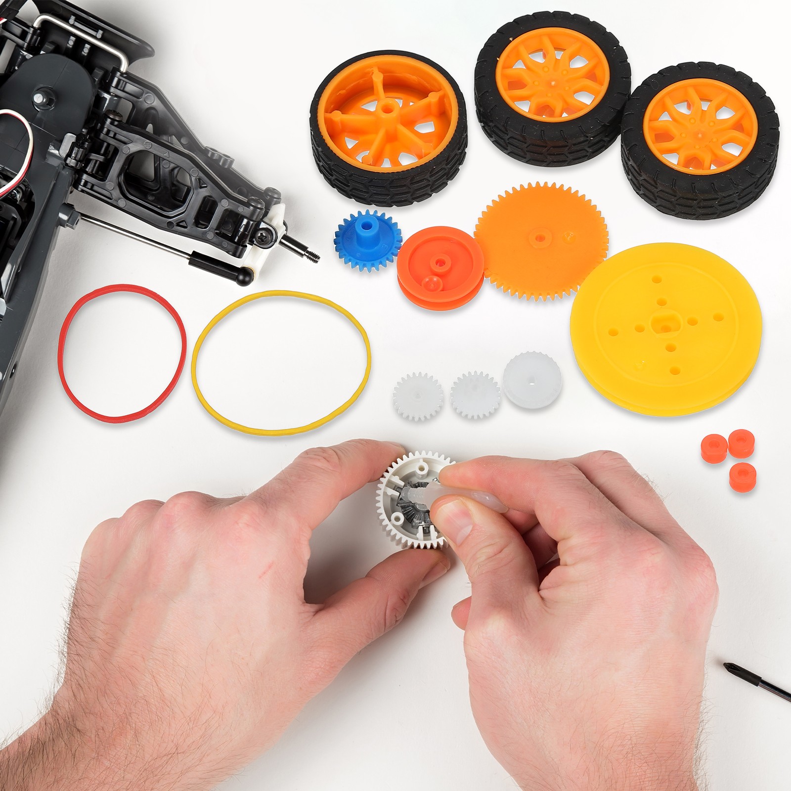 Plastic Gear Set Small Worm Motor Gears Module 0.5 Pack of 200