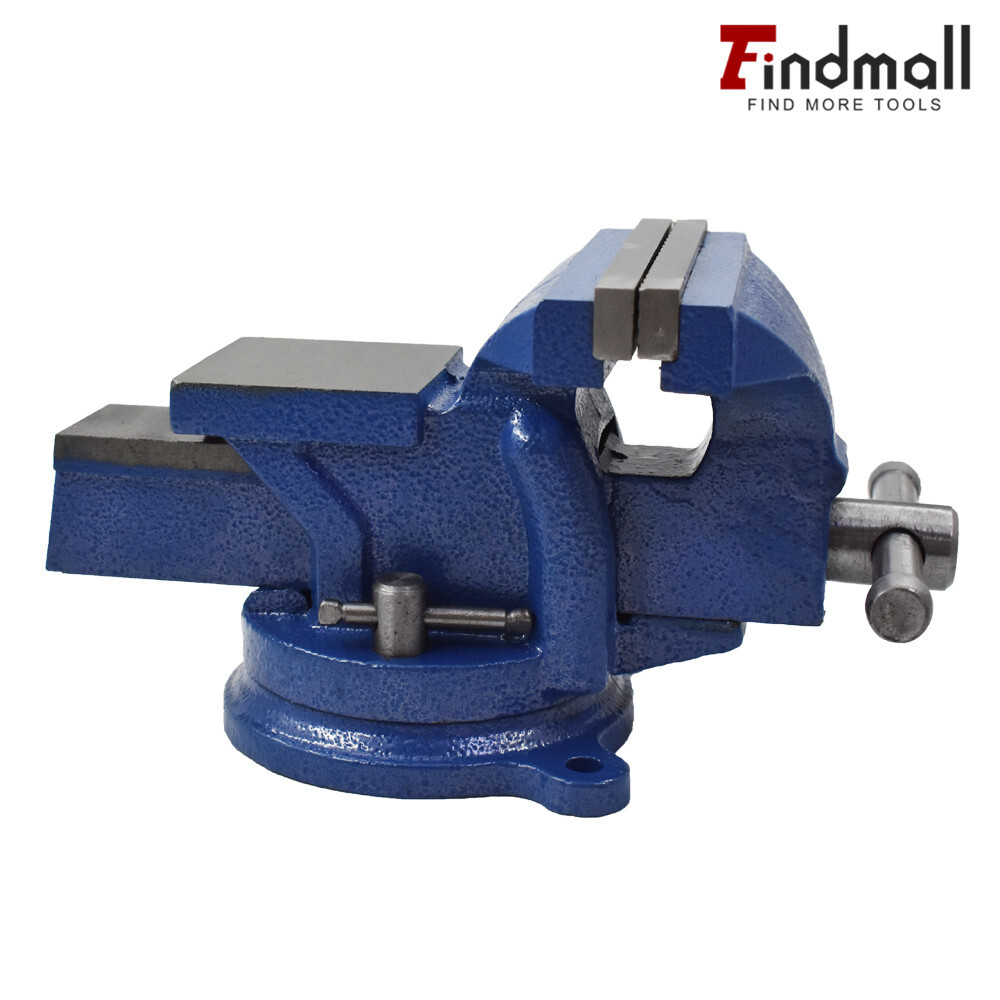 4" Bench Vise with Anvil Swivel Locking Base Table top Clamp Heavy Duty Vice