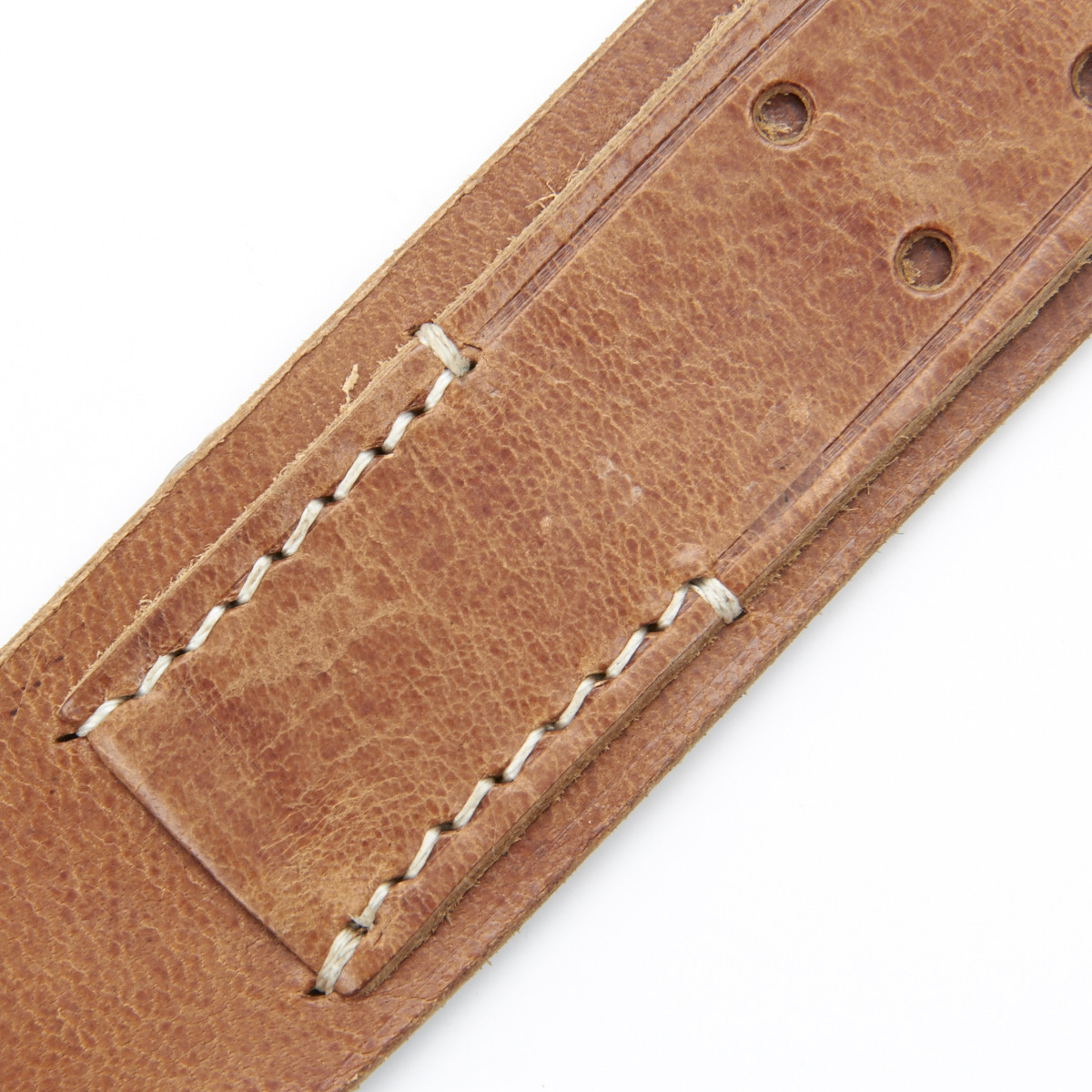 German WWI Brown Leather Equipment Belt- Size 36-40 (91-101cm)