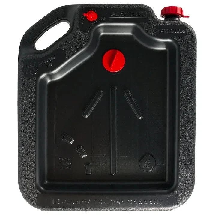 16 Qt Oil Drain Pan Leak-Proof Large Capacity Auto Container