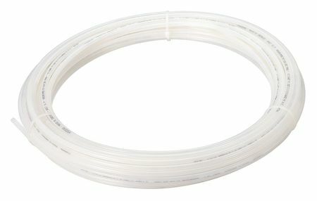 Zoro Select 2Vdl7 Tubing,3/16" Od,Nylon,Natural,50 Ft