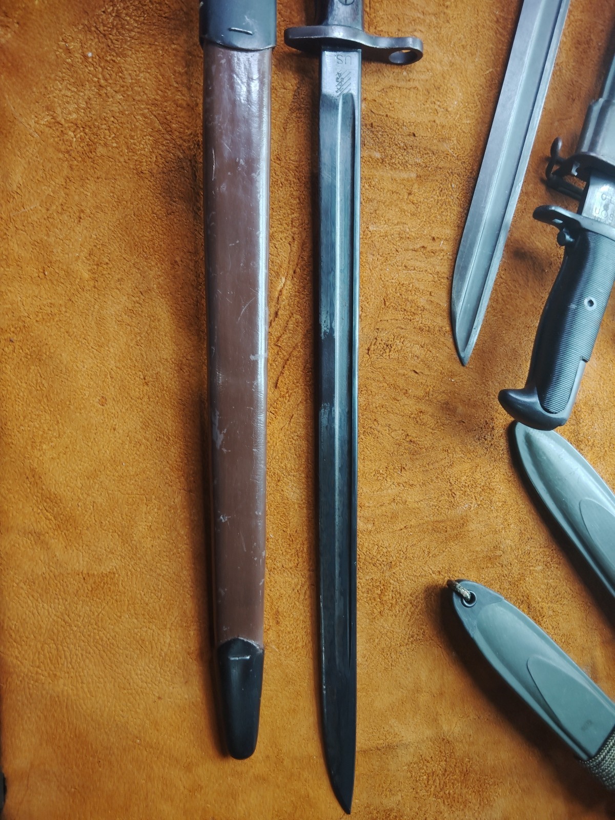 M1917 Enfield Remington Bayonet WWI WWII USMC 1913 8/17 British Markings US