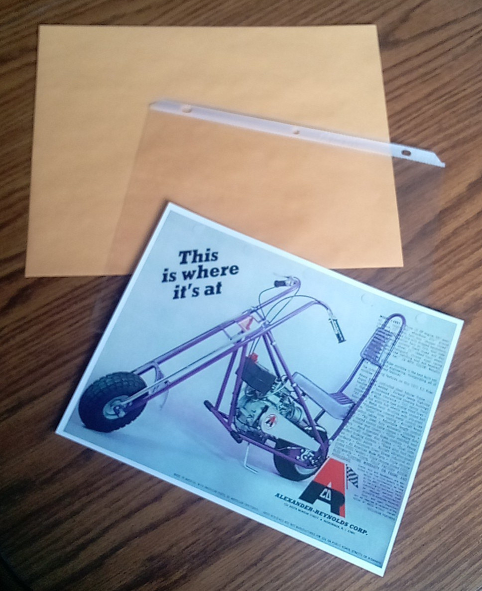 Vintage Alexander Reynolds Corp ARCO Model 4951 Mini Bike Brochure Ad Reprint