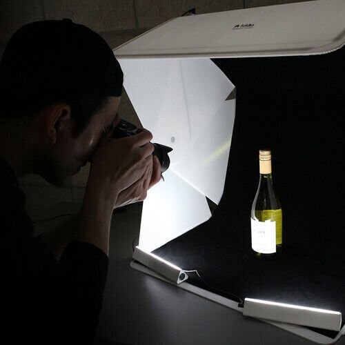 📸Foldio3 + Halo Bars💡 | 25" Portable Foldable Product Photo Lightning Studio w