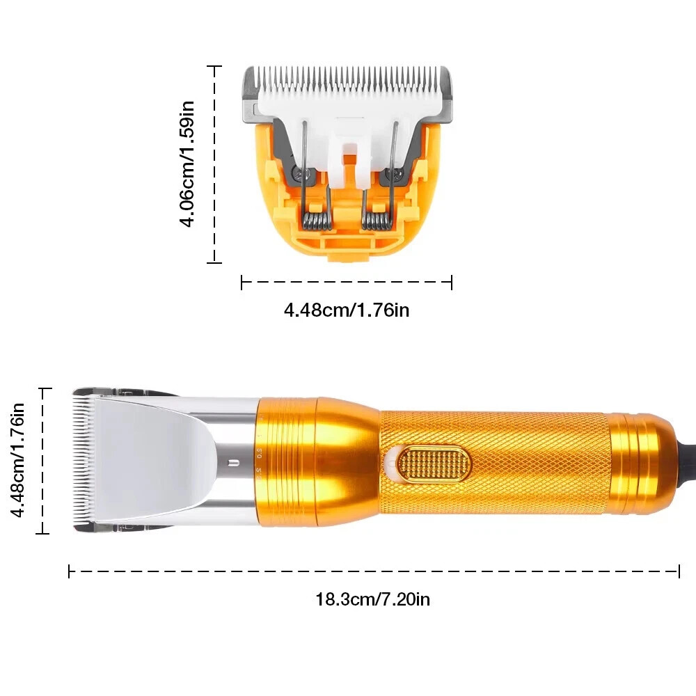 Heavy Duty Electric Pet Clippers for Thick Coats, Large Dogs, Horses & Livestock