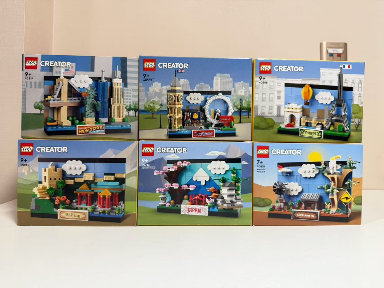 LEGO Postcard Series – Choose Your City  | 3D Landmark Display Set| New & Sealed