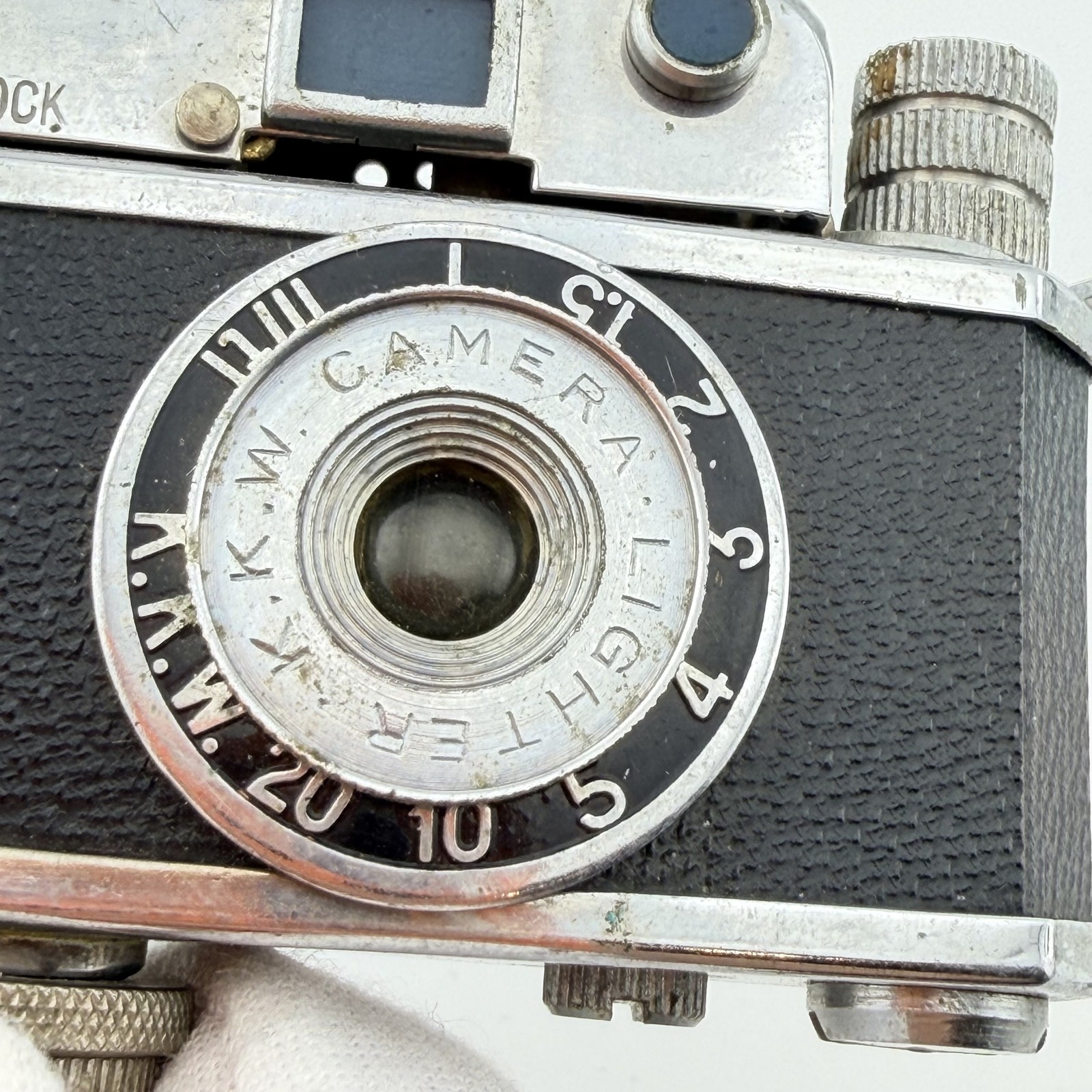 Vintage K.K.W. Camera Lighter Photo-Flash with Tripod & Compass Japan