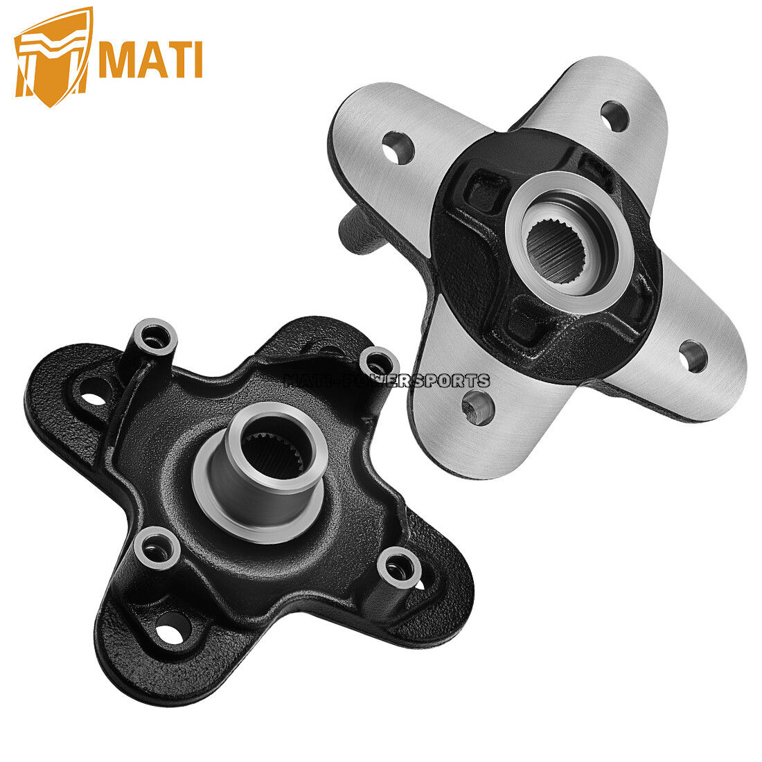 2 X Front or Rear Wheel Hubs & Bearing Studs kits for Polaris RZR 900 2015-2020