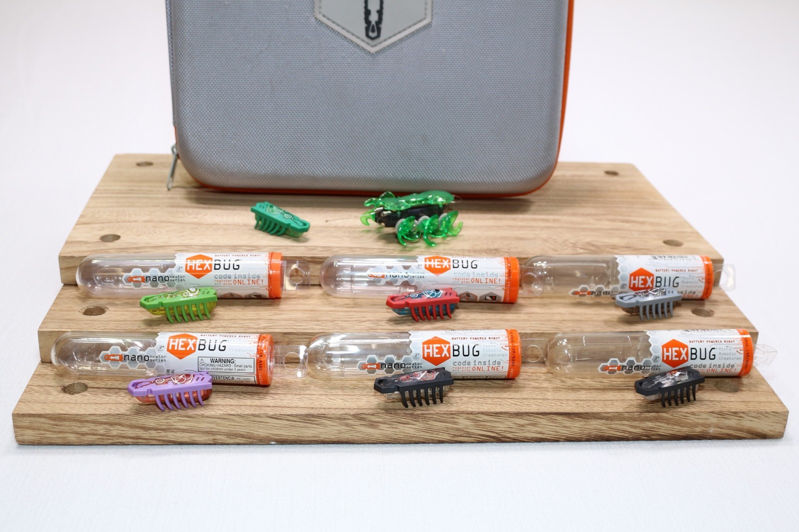 Hexbug Nano Bug Lot Bugs Electronic Toys Mixed Working with Storage Case