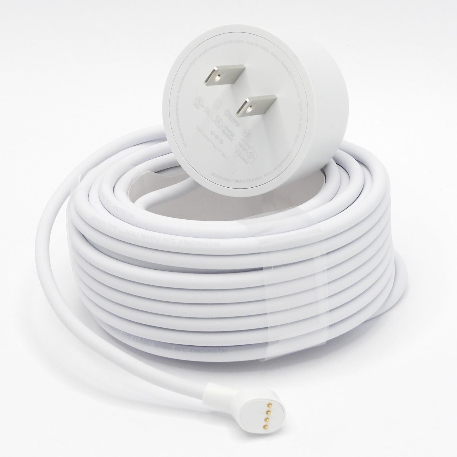 Google Cable for Nest Cam Weatherproof 10M / 33FT - (GA02278-US) Snow