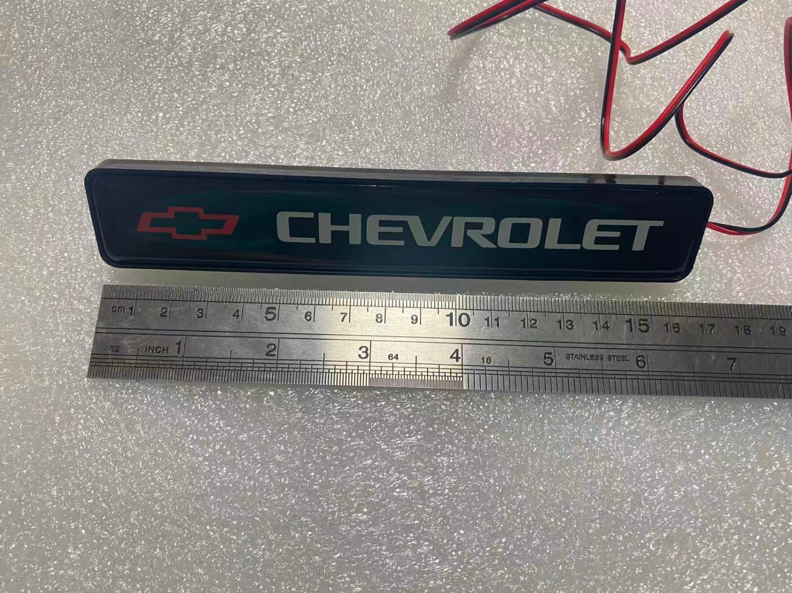 Chevrolet Chevy Logo LED Light Car Front Grille Name Badge Illuminated Emblem