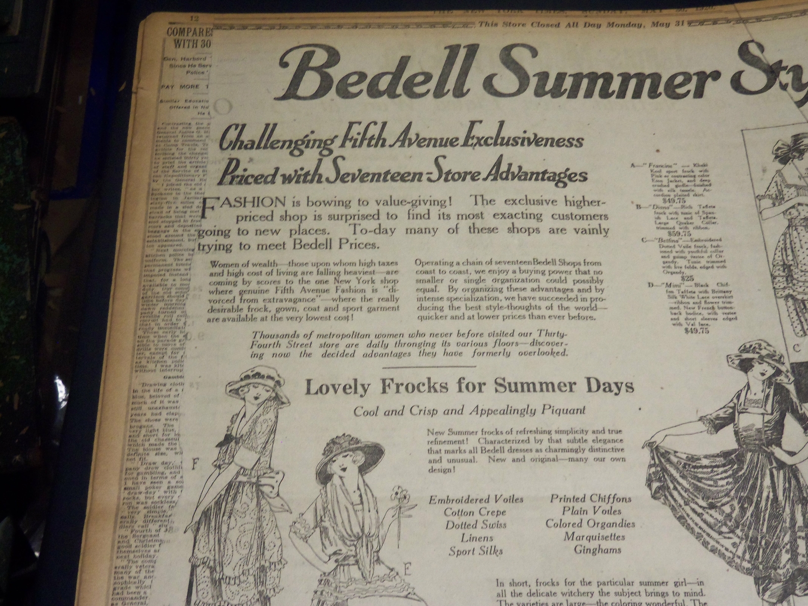 1920 MAY 30 NEW YORK TIMES - DEBS IN PRISON GARB TAKES NOMINATION - NT 8678
