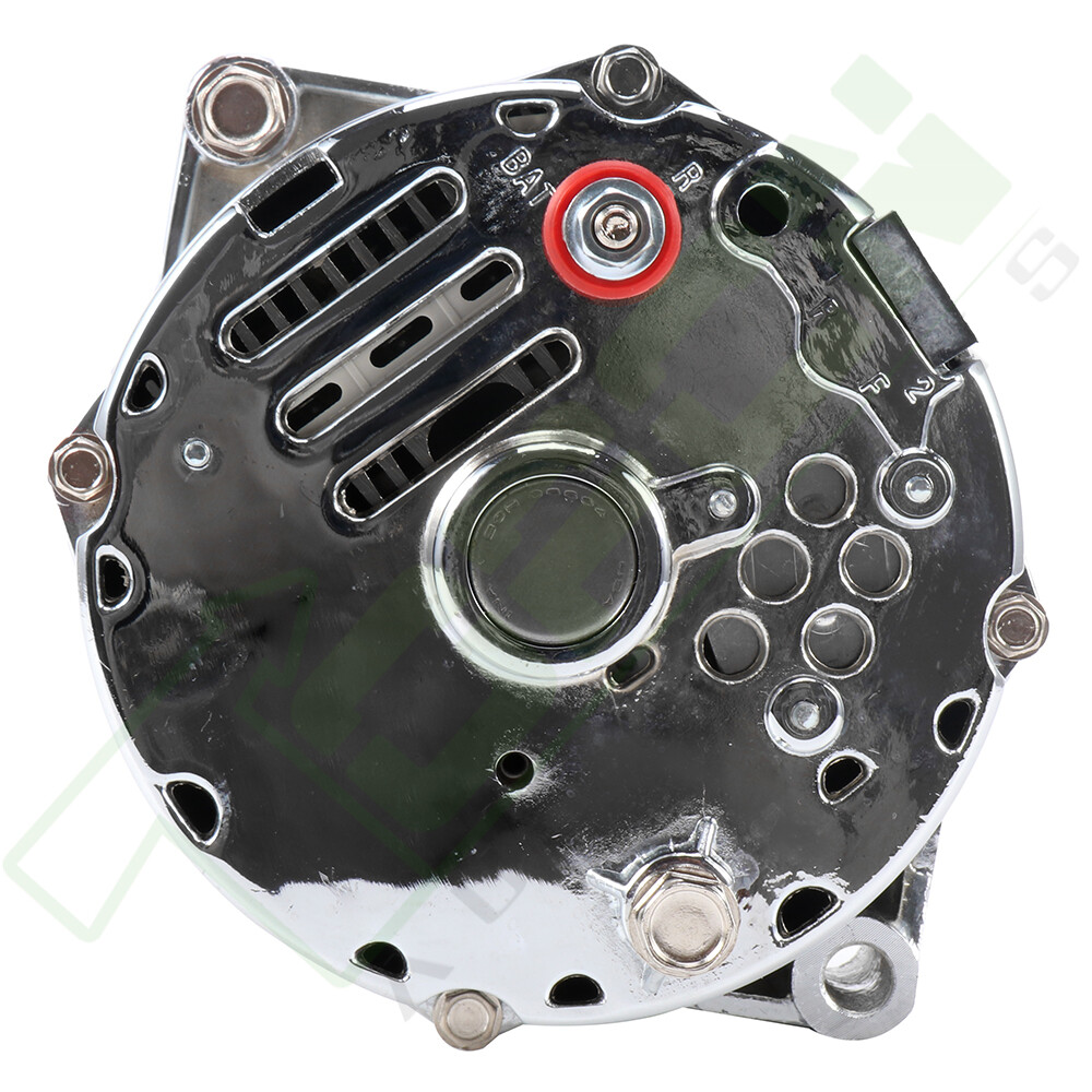 Alternator for 110Amp Chrome 1 Wire Self Exciting Street Rod GM 305 350 BBC SBC