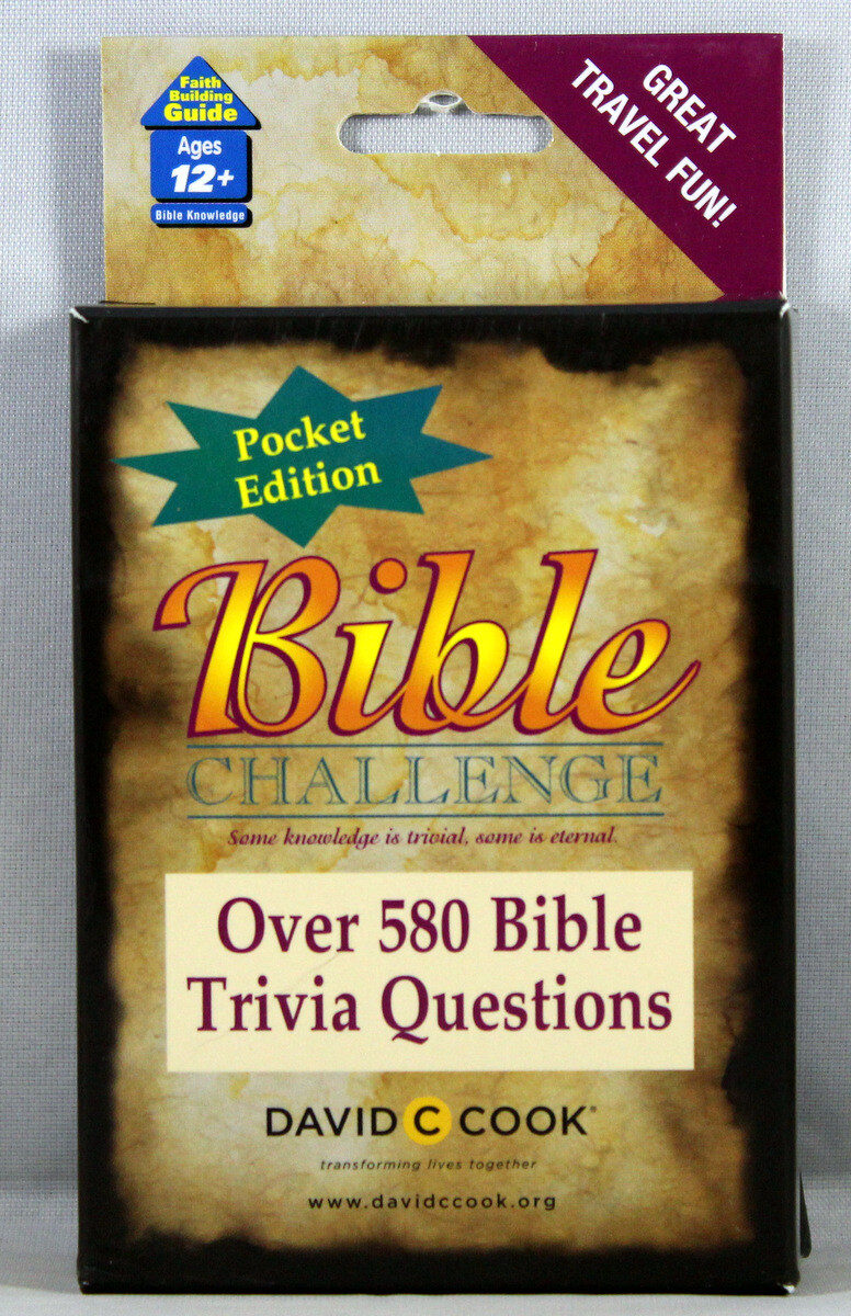 Bible Challenge Pocket Edition NEW Cards Over 580 Bible Trivia Questions