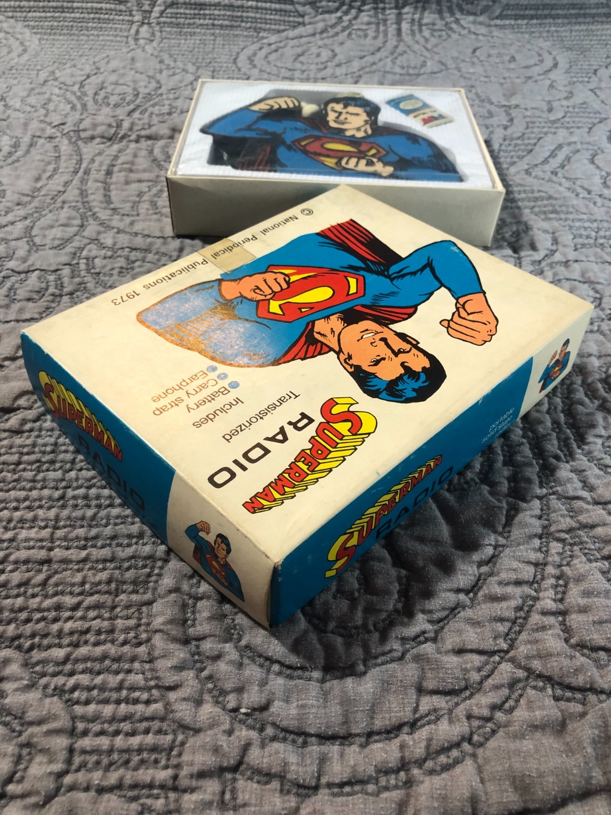 Vintage 1973 National Periodical Publications Superman Radio NEW Sealed