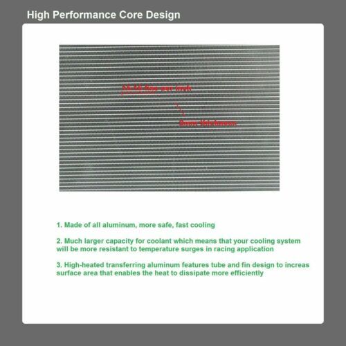 Fit 2001-2003 Acura CL TL Type-S 3.2L V6 J32A2 Aluminum Radiator + Fan Shroud MT