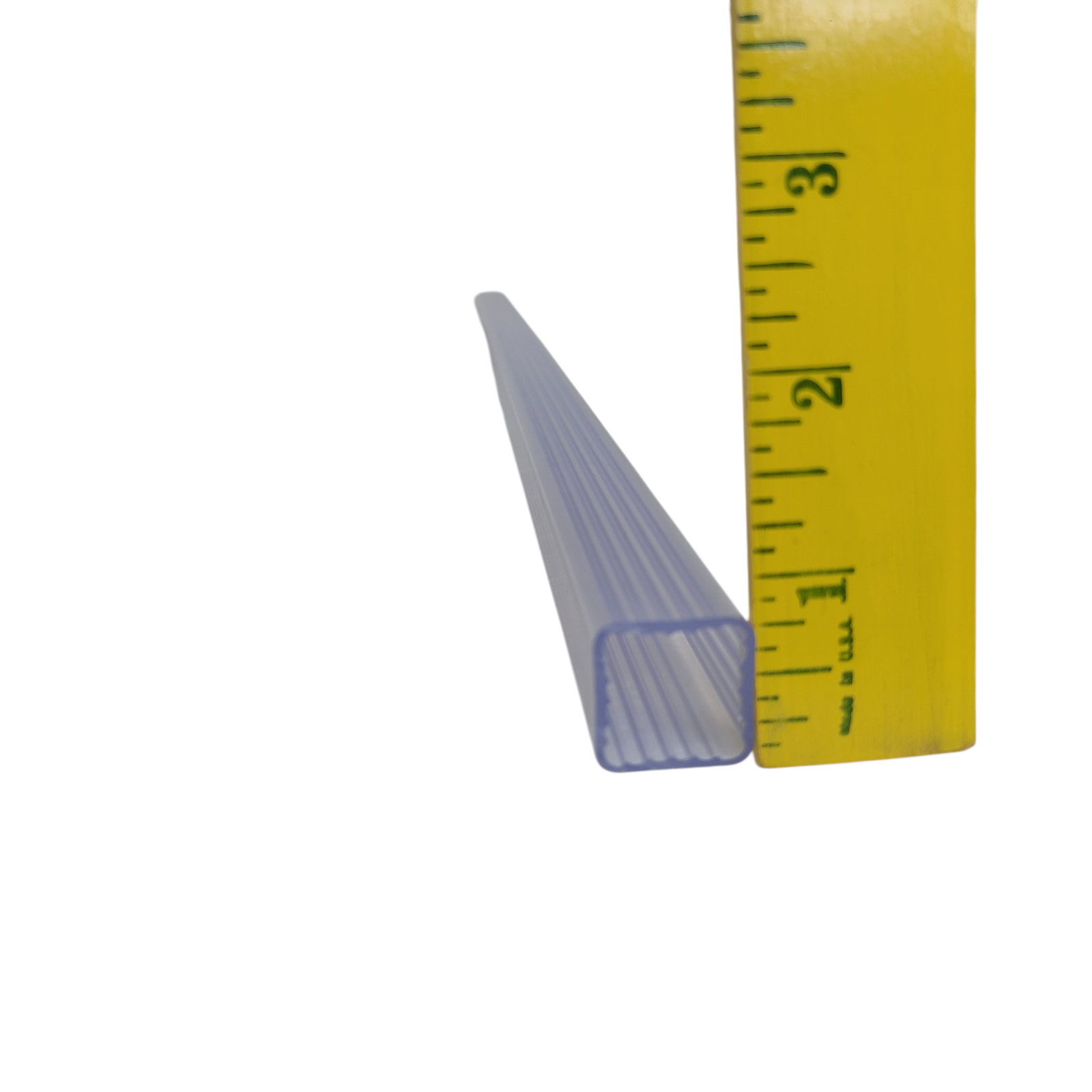 Clear Acrylic Towel Bar Rod Spring Rack 24 inch Mid Century Modern Vintage Retro