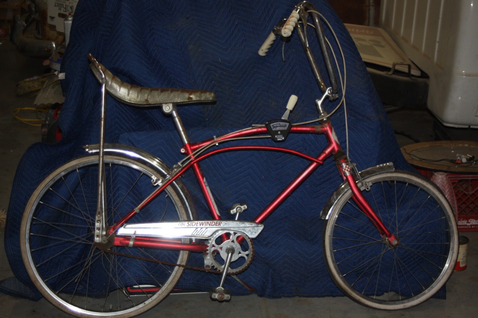 Vintage 1969 General Tire GTR Sidewinder Bicycle Project- See Pics & Description