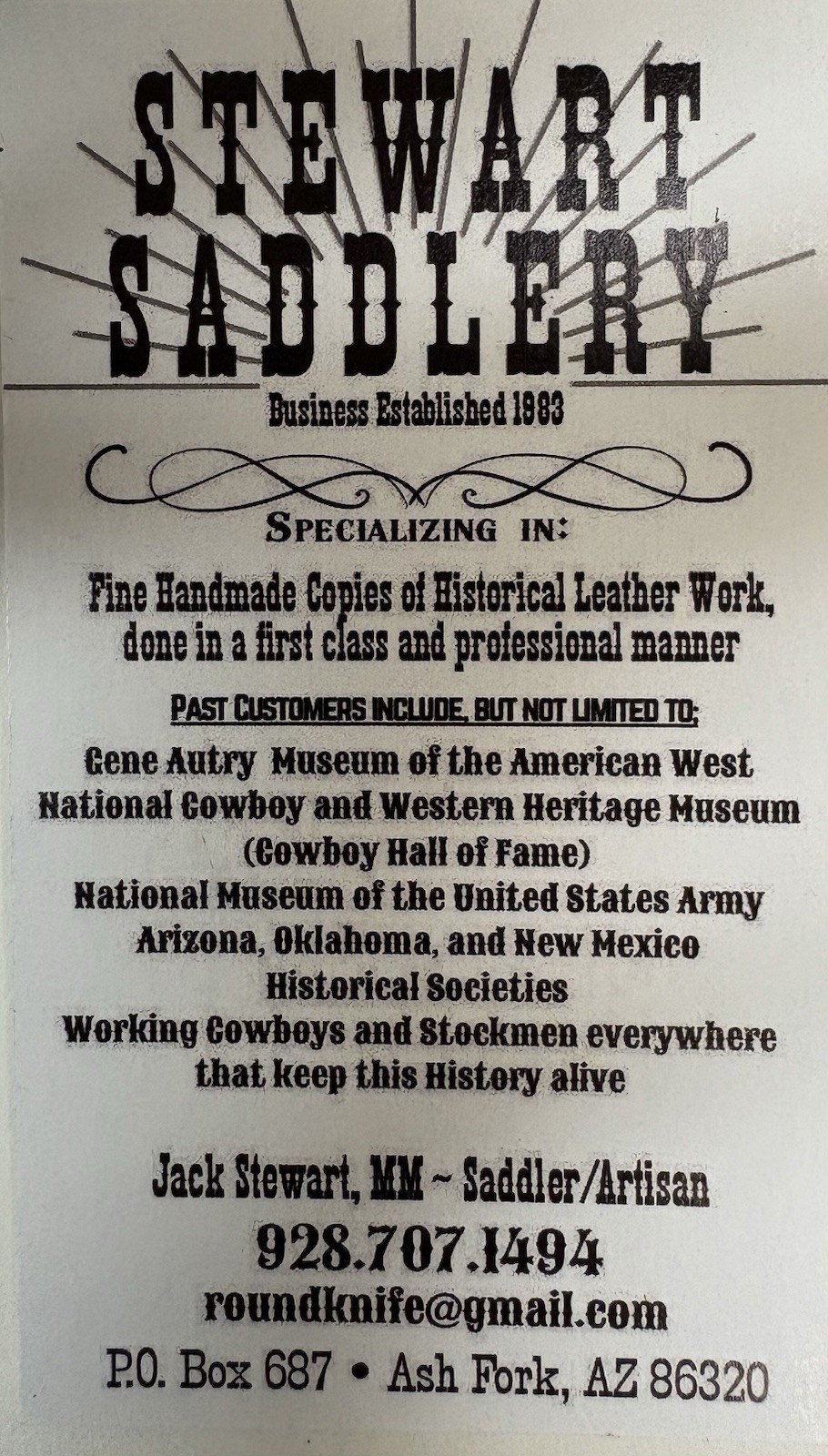 Meanea Style Old West Spur Straps, by Stewart Saddlery of Arizona