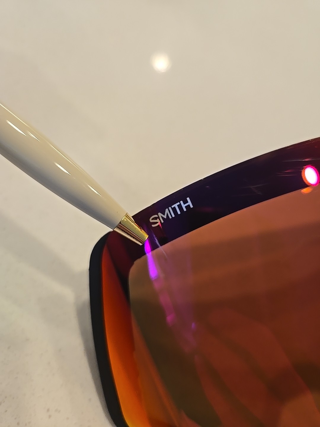 Smith 4D Mag Chromapop Sun Red Mirror Replacement Goggle Lens Used