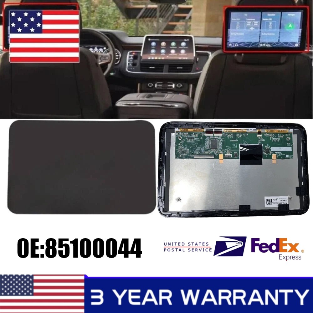 LCD Display 85100044 For Chevy Suburban GMC Yukon XL Headrest Back Seat TV DVD