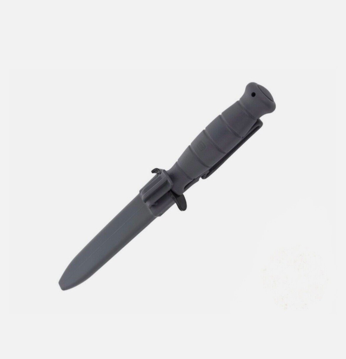 New Glock Field Knife Fixed Blade Grey Plain Root Saw 6.5" w/ Sheath KG039180