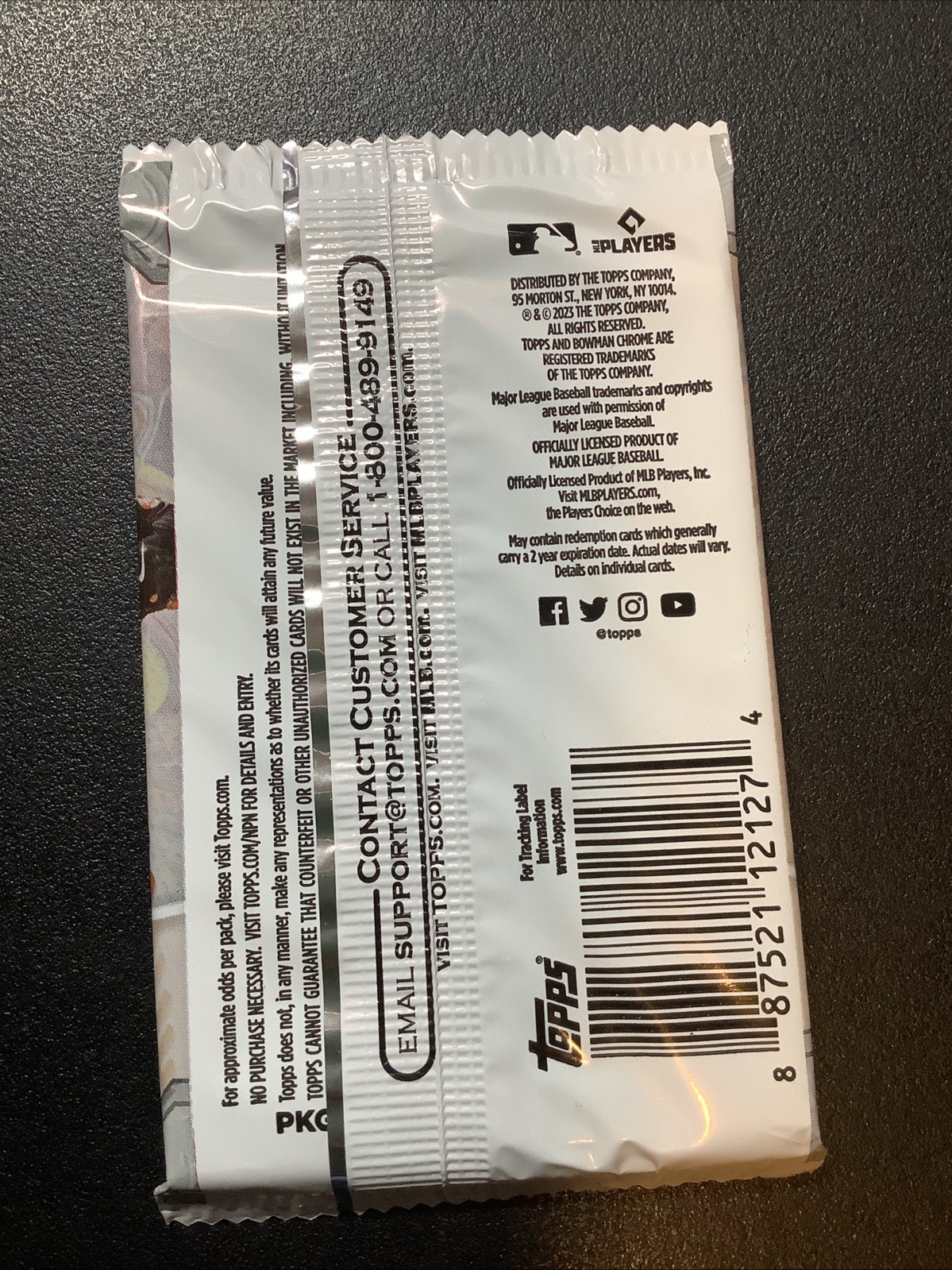 2023 Bowman Chrome Baseball Pack-5 Cards-Factory Sealed****Ships Free****