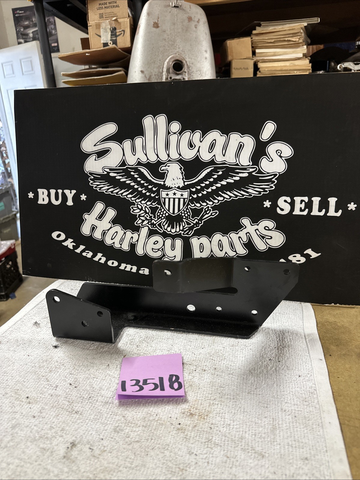 Harley Sportster Vance & And Hines Exhaust Muffler Pipe Bracket Mount Sportster