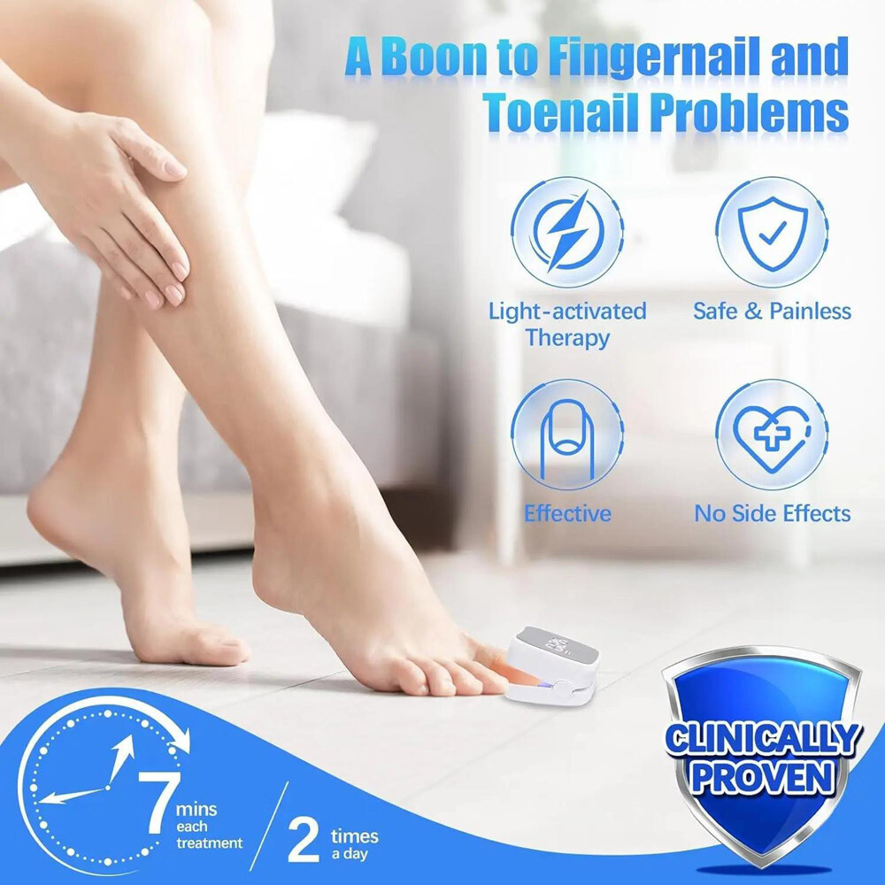 Nail Fungus Laser Treatment Device for Multiple Toenail Onychomycosis Remover US