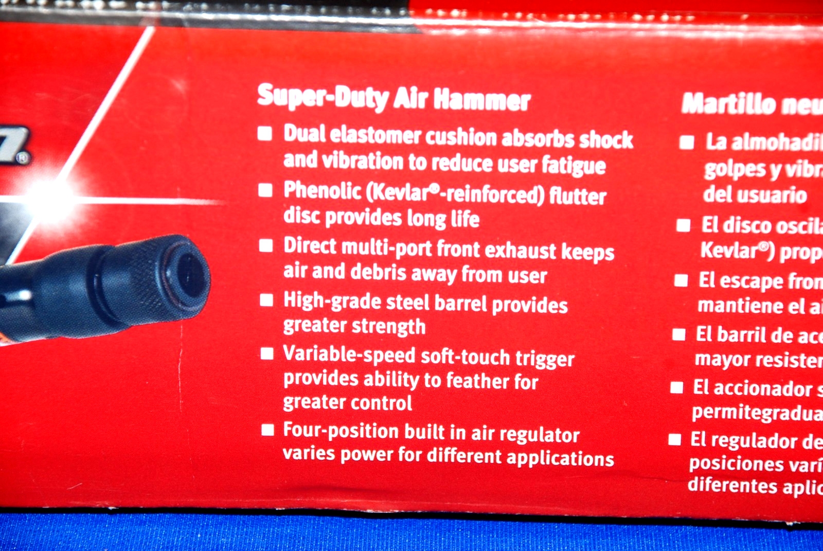 Snap-On NEW 2025 Red Super-Duty Quick Change Chuck 2500BPM Air Hammer PH3050BR