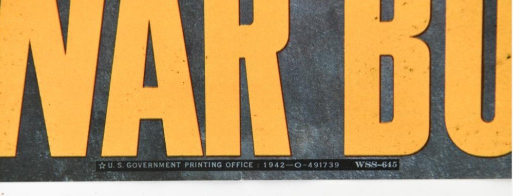 WWII BUY WAR BONDS POSTER