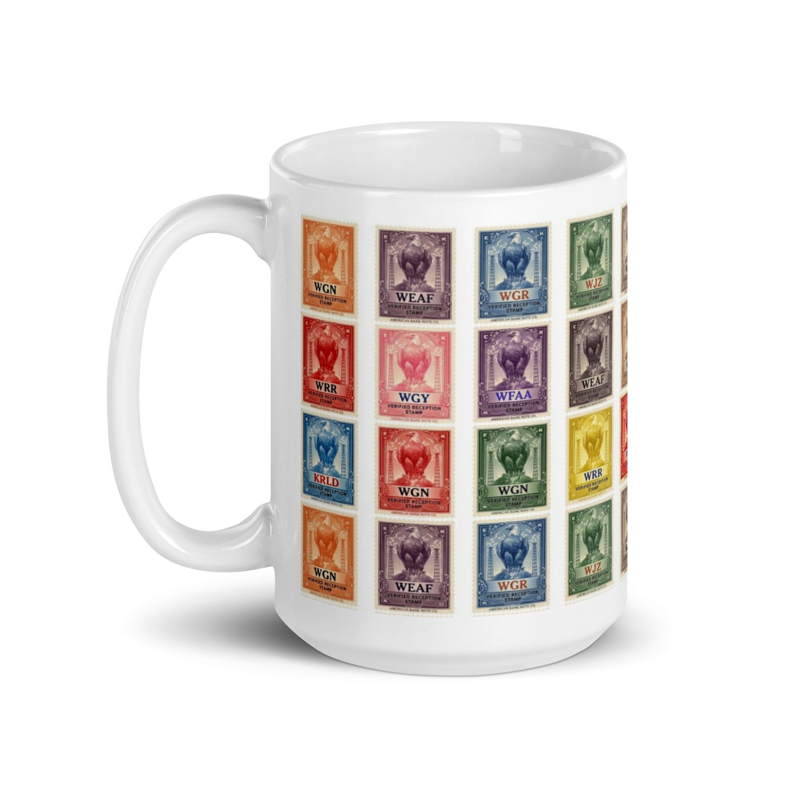 Verified Reception Radio Mug 15oz | AM Shortwave DX | No Internet Required